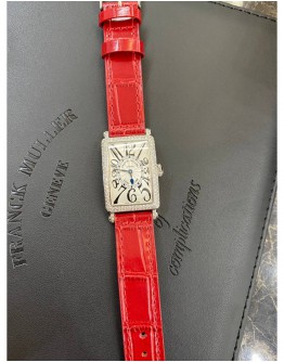 FRANCK MULLER LONG ISLAND DIAMOND LADIES WATCH 43 X 31MM AUTOMATIC FULL SET