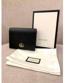 GUCCI MARMONT BLACK CALFSKIN LEATHER WALLET -FULL SET-