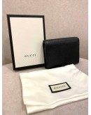 GUCCI MARMONT BLACK CALFSKIN LEATHER WALLET -FULL SET-