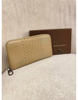 BOTTEGA VENETA INTRECCIATO ZIP LONG WALLET