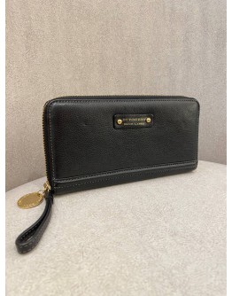 BURBERRY BLACK LONG WALLET