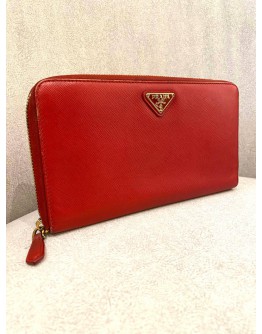 PRADA SAFFIANO LEATHER LONG WALLET