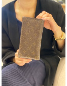 LOUIS VUITTON BI-FOLD MONOGRAM CANVAS LONG WALLET