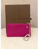 LOUIS VUITTON PINK EPI LEATHER COIN CASE -FULL SET-