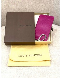 LOUIS VUITTON PINK EPI LEATHER COIN CASE -FULL SET-