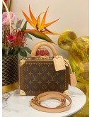 LOUIS VUITTON PETITE MALLE MONOGRAM CANVAS WITH GOLD HARDWARE