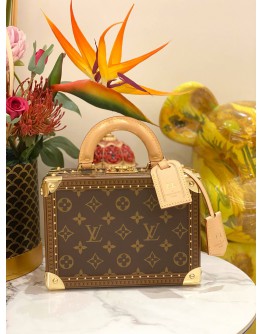 LOUIS VUITTON PETITE MALLE MONOGRAM CANVAS WITH GOLD HARDWARE