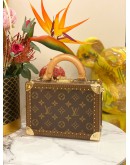 LOUIS VUITTON PETITE MALLE MONOGRAM CANVAS WITH GOLD HARDWARE