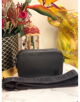 LOUIS VUITTON DISTRICT PM SLING BAG IN TAURILLON LEATHER