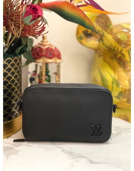 LOUIS VUITTON DISTRICT PM SLING BAG IN TAURILLON LEATHER