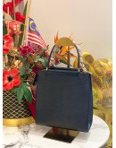 LOUIS VUITTON BLACK EPI LEATHER FIGARI MM BAG