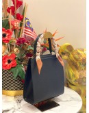LOUIS VUITTON BLACK EPI LEATHER FIGARI MM BAG