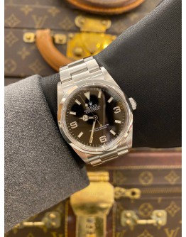 2004 ROLEX OYSTER PERPETUAL EXPLORER REF 114270 BLACK DIAL 36MM AUTOMATIC WATCH -FULL SET-