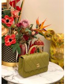 (UNUSED) CHANEL SMALL TOP HANDLE IN LAMBSKIN LEATHER -FULL SET-