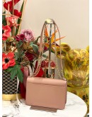 (LIKE NEW) FURLA 1927 CROSSBODY IVY PINK TEXTURED LEATHER WOMAN