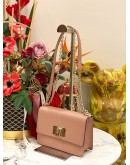 (LIKE NEW) FURLA 1927 CROSSBODY IVY PINK TEXTURED LEATHER WOMAN