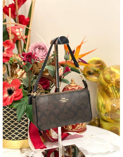 COACH NOLITA 19 SIGNATURE CANVAS SHOULDER BAG