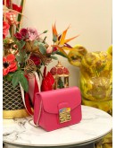 (LIKE NEW) FURLA METROPOLIS MINI CROSSBODY IN HOT PINK - FULL SET-