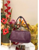 COACH PILLOW TABBY 26 SHOULDER BAG IN PURPLE CALFSKIN LEATHER