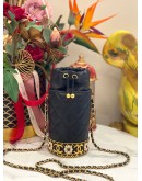 CHANEL WATER BOTTLE LAMBSKIN LEATHER BUCKLE BAG -FULL SET-
