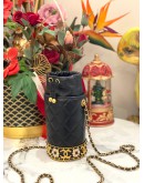 CHANEL WATER BOTTLE LAMBSKIN LEATHER BUCKLE BAG -FULL SET-