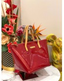 LOUIS VUITTON BELLEVUE MONOGRAM VERNIS RED BAG
