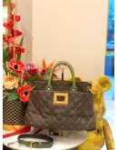 (LIKE NEW) LOUIS VUITTON LIMITED EDITION MONOGRAM CANVAS PYTHON & OSTRICH ETOILE EXOTIQUE TOTE HANDLE BAG