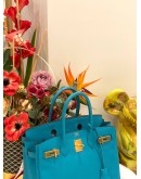 (LIKE NEW) 2016 HERMES BIRKIN 30 TOP HANDLE BAG IN VERT VERONE EPSOM LEATHER -FULL SET-