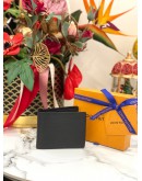 (UNUSED) LOUIS VUITTON BLACK EPI LEATHER SLENDER WALLET -FULL SET-
