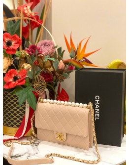 (LIKE NEW) CHANEL CHIC PEARLS FLAP BAG -FULL SET-