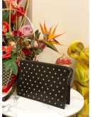 (LIKE NEW) VERSACE MEDUSA STUDDED CLUTCH BAG -FULL SET-