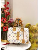 LOUIS VUITTON x TAKASHI MURAKAMI SPEEDY MONOGRAM 30 WHITE MULTICOLOR 