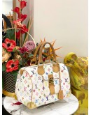 LOUIS VUITTON x TAKASHI MURAKAMI SPEEDY MONOGRAM 30 WHITE MULTICOLOR 