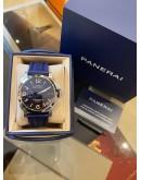 (LIKE NEW) 2024 PANERAI LUMINOR MARINA BLU PROFONDO REF PAM01157 BLUE DIAL 44MM AUTOMATIC WATCH -FULL SET-