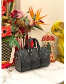 LOUIS VUITTON CITY KEEPALL MONOGRAM ECLIPSE RESERVE CANVAS WITH REMOVABLE STRAP -FULL SET