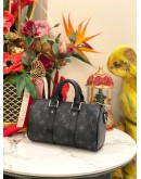 LOUIS VUITTON CITY KEEPALL MONOGRAM ECLIPSE RESERVE CANVAS WITH REMOVABLE STRAP -FULL SET