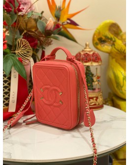 CHANEL CC FILIGREE VANITY CAVIAR CROSSBODY BAG 
