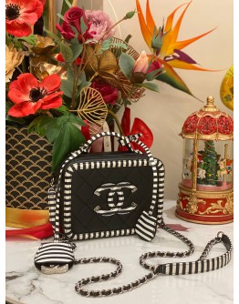CHANEL FILIGREE VANITY CAVIAR CROSSBODY BAG 