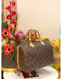 2021 LOUIS VUITTON SPEEDY BANDOULIERE 30 MONOGRAM CANVAS BAG 
