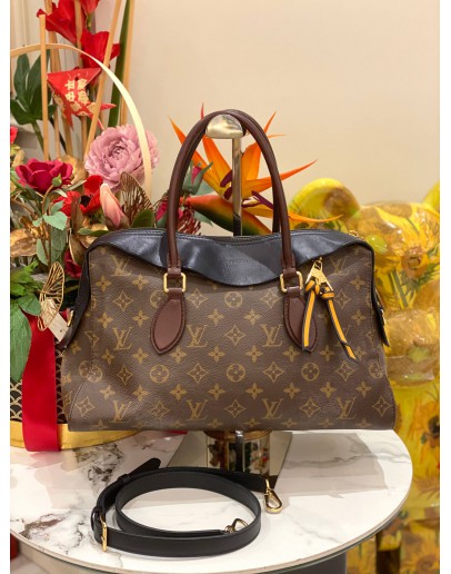 LOUIS VUITTON TUILERIES MONOGRAM CANVAS & LEATHER BAG