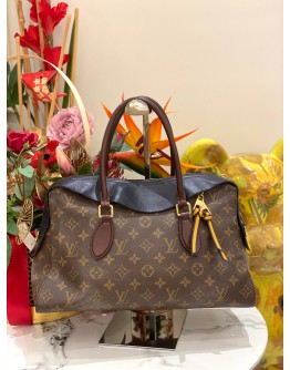 LOUIS VUITTON TUILERIES MONOGRAM CANVAS & LEATHER BAG