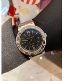 2014 BVLGARI BLACK DIAL 42MM AUTOMATIC WATCH -FULL SET-
