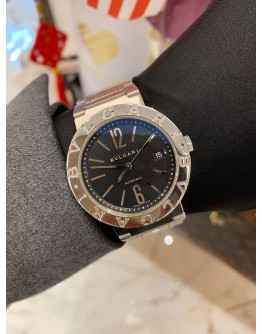 2014 BVLGARI BLACK DIAL 42MM AUTOMATIC WATCH -FULL SET-