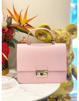 (LIKE NEW) FURLA BELLA MEDIUM SAFFIANO POUDRE TOP HANDLE BAG 