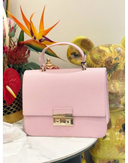 (LIKE NEW) FURLA BELLA MEDIUM SAFFIANO POUDRE TOP HANDLE BAG 