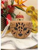 (UNUSED) KATE SPADE LUCY 3D LEOPARD FLAP CROSSBODY 