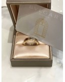 (LIKE NEW) 2020 BVLGARI B.ZERO1 RING 18K 750 WHITE GOLD SIZE 60 -FULL SET-