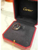 CARTIER LOVE RING 18K 750 WHITE GOLD SIZE 60