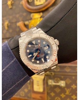(LIKE NEW) 2016 ROLEX YACHT-MASTER 40 REF 116622 BLUE DIAL 40MM AUTOMATIC WATCH -FULL SET-