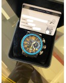 2020 GRAHAM SILVERSTONE STOWE RACING GULF BLUE GMT LIMITED EDITION WORLDWIDE 500PCS REF 2BLDC.B13A BLACK DIAL 48MM AUTOMATIC WATCH
